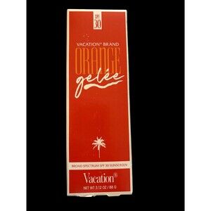 Vacation Orange Gelee SPF 30 Broad Spectrum Sunscreen Gel 3.12oz New In Box